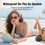 INSMY C12 IP67 Waterproof Shower Bluetooth Speakers,Portable Small Speaker - Black view 4