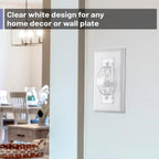 Bates Choice Bates- Light Switch Guard Cover, 6 Pack, Clear, Toggle Switch Cover, Light Switch Blocker (LSG6)