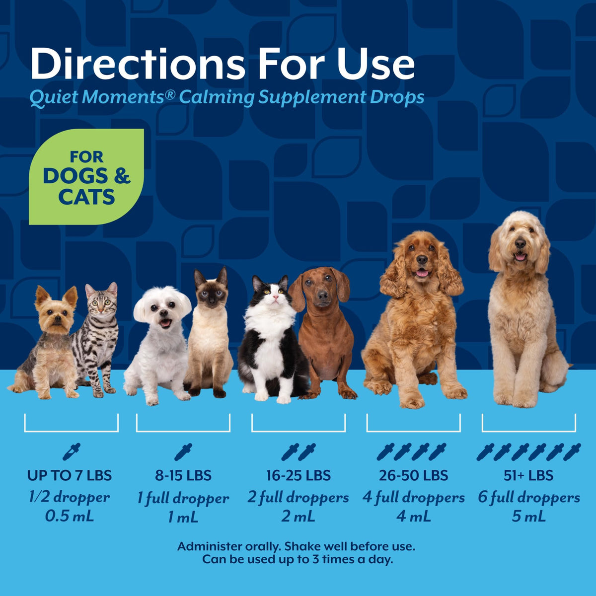 NaturVet Quiet Moments Calming Drops for Cats & Dogs - – 2 Oz
