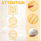 Namalu 2 Pcs Knot Pillow Decorative Throw Pillow - Light Yellow / 7.87 Inches view 2