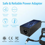 AYKLCZUU 45W Charger Compatible with HP Laptop Charger Blue Tip 4.5mm,741727-001 TPN-C125 HSTNN-LA40 HSTNN-DA40