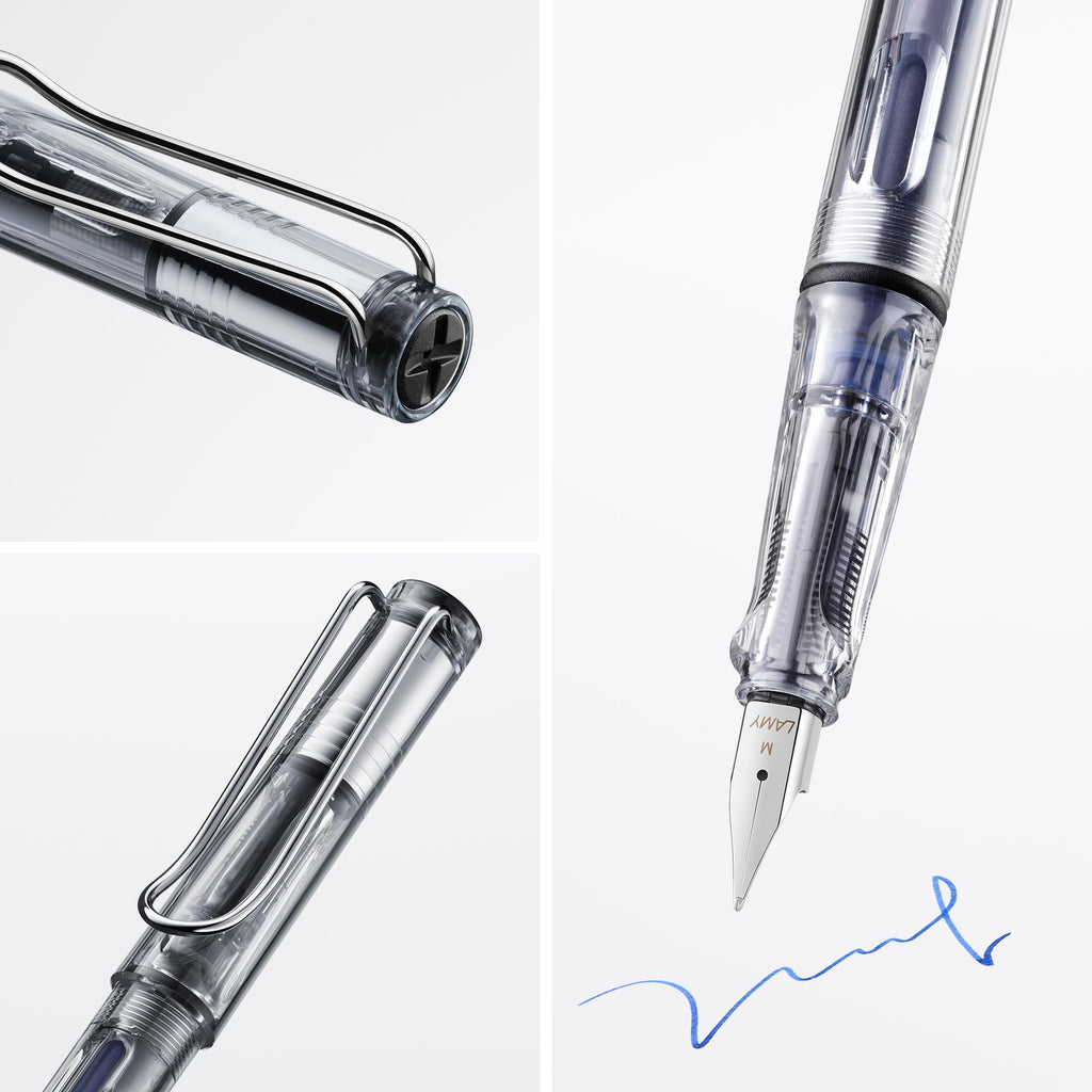 Lamy Fountain Pen with ergonomic grip & polished steel nib - vista / Medium Nib view 1
