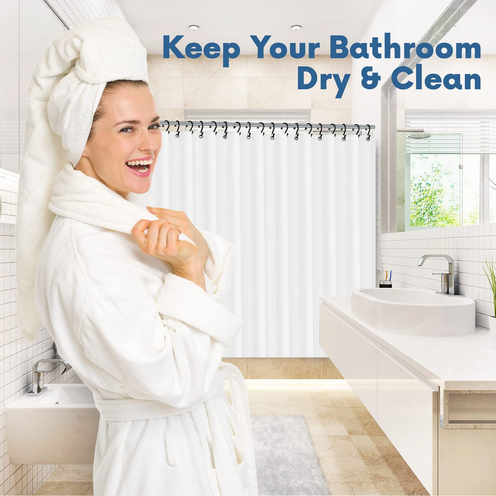 No Smell Shower Curtain Liner 72x72