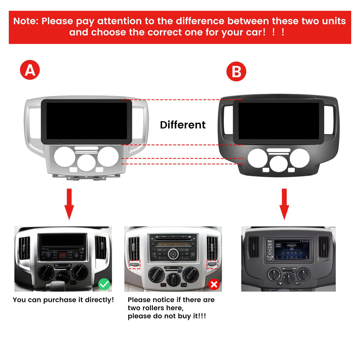 Wostoke Car CarPlay Android Auto Navigation Stereo GPS Radio Reverse Camera Display