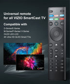 vtinvan for Vizio smart tv Remote Replacement,Compatible with vizio Smart TV