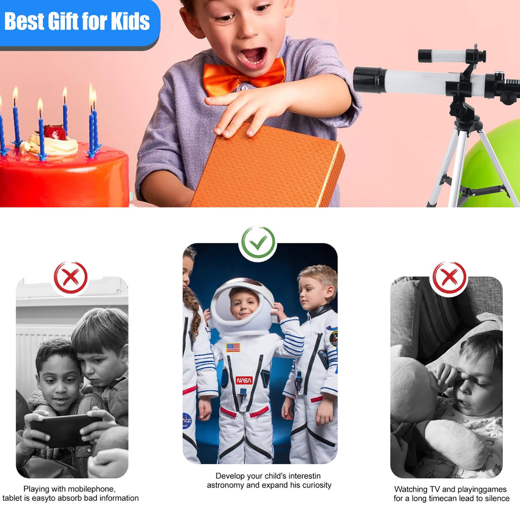 Telescope for Kids & Beginners 40mm Aperture 400mm AZ Mount (additional view 6)