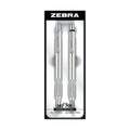 Zebra Pen STEEL Tactical M-701 & F-701 Set, HB 0.7mm, Black Ink 0.8mm, 2-Pk