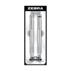 Zebra Pen STEEL Tactical M-701 & F-701 Set, HB 0.7mm, Black Ink 0.8mm, 2-Pk