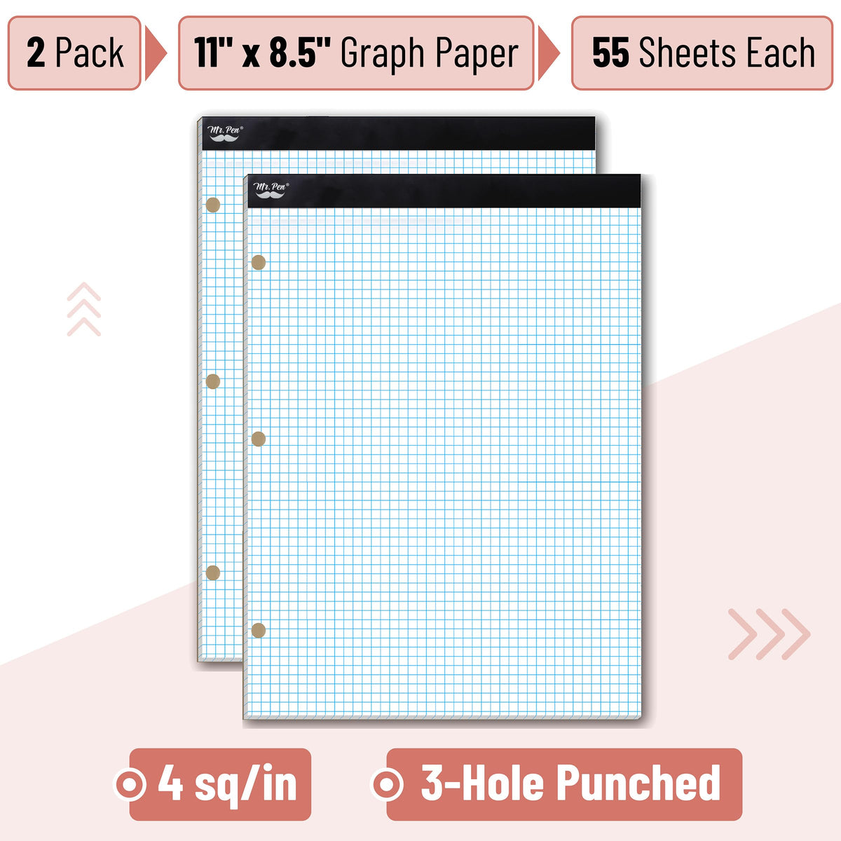 Mr. Pen- Graph Paper Pad