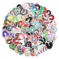 GEEHUA 120pcs Question Mark Stickers, Question Mark Waterproof Self Adhesive Vinyl Stickers for Question Marks Decal (Pack of 120)