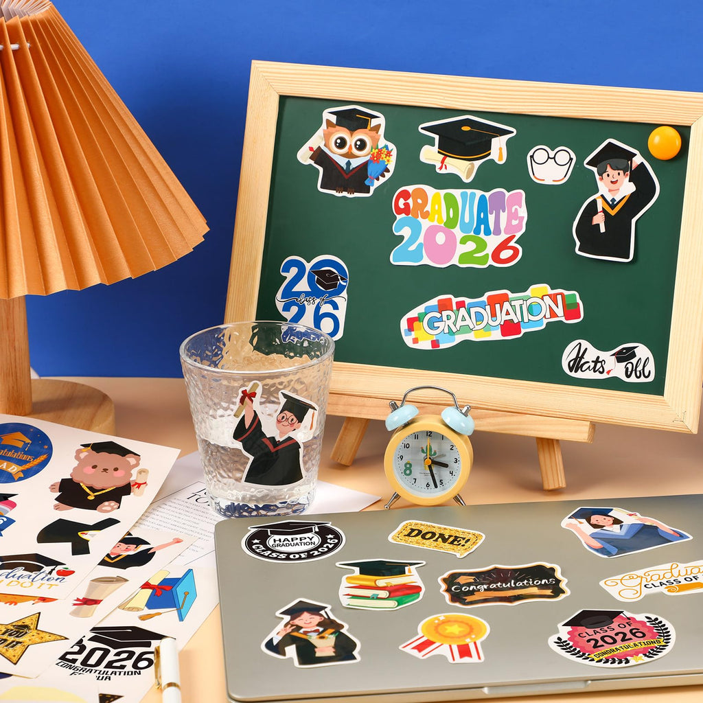 MARFOREVER 200PCS Graduation Stickers 2027 College Grad Stickers (additional view 3)