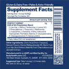 BodyHealth PerfectAmino Powder - BCAA and EAA Powder for Pre and Post Workout - Amino (additional view 1)