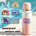 Motivational Stickers,Vinyl Water Bottles Laptop Sticker for Teens Adults (additional view 2)