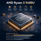 GMKtec M5S Gaming PC Mini Desktop Computer Ryzen 5400U 16GB DDR4 512GB SSD (additional view 1)