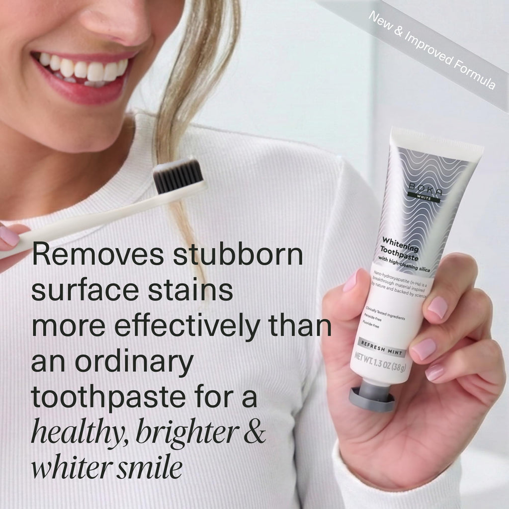 Boka Toothpaste - Nano Hydroxyapatite Toothpaste, Fluoride Free Toothpaste (BOK-FGS-W007-01-AA2US) (Pack of 2)
