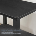 HOOBRO 2-Tier Printer Stand with Charging Station, Under Desk Printer Table, Printer Cart (additional view 5)
