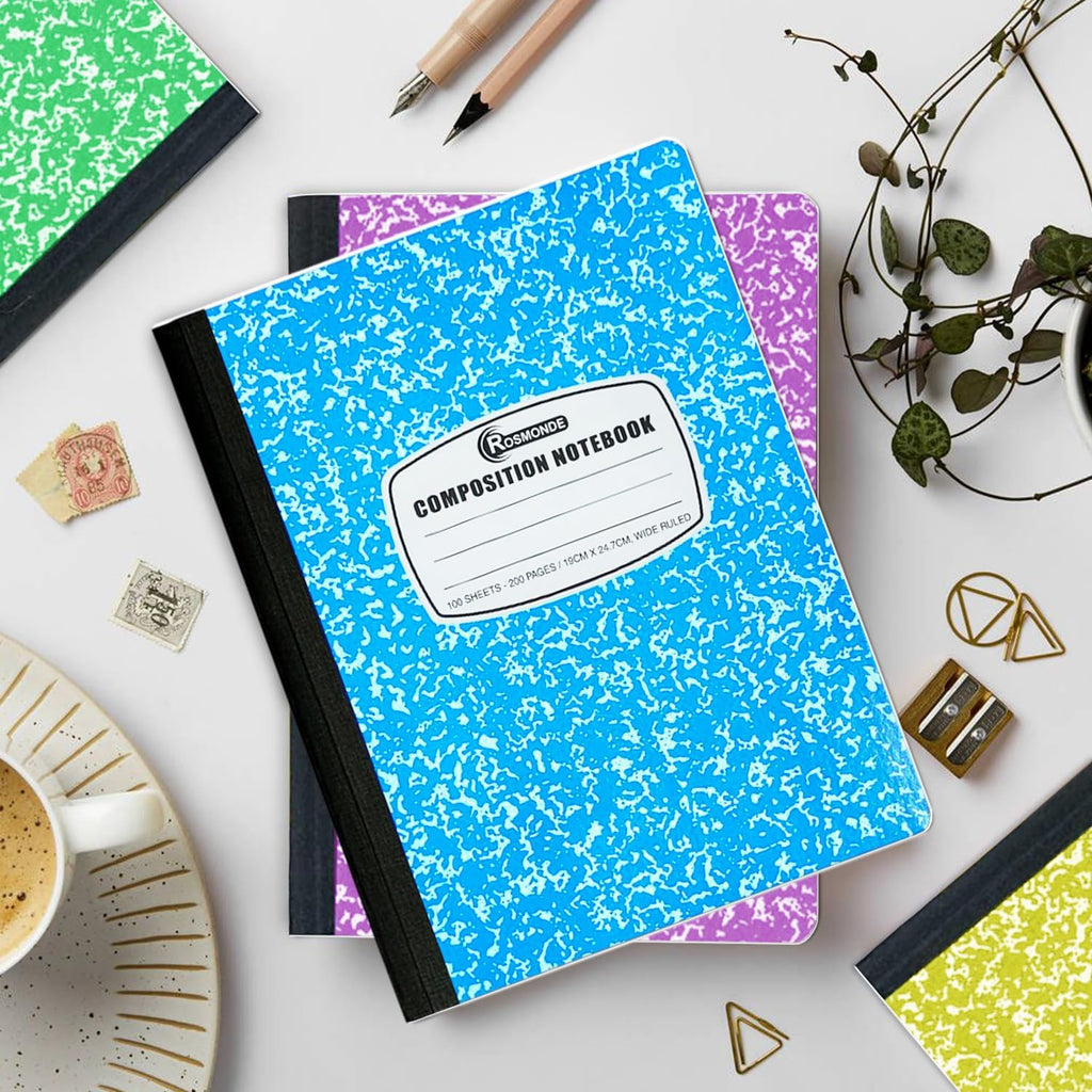 Rosmonde Composition Notebooks Wide Ruled - 5 Pack view 8