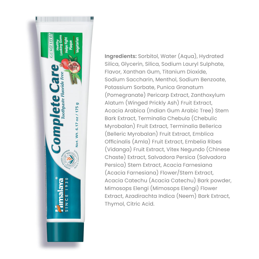 Himalaya Complete Care Fluoride Free Toothpaste, 6.17 oz Each (additional view 1)