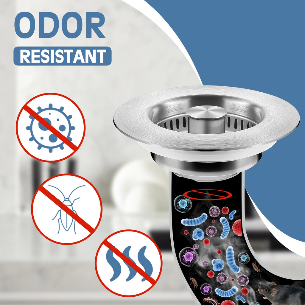 tgosomt Kitchen Sink Drain Strainer and Stopper - view 4