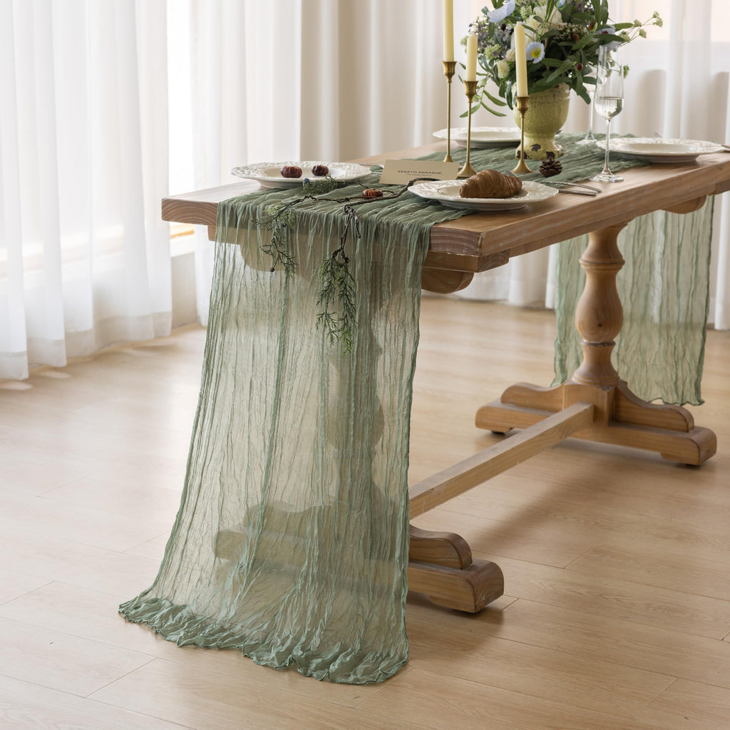 Cheesecloth Table Runner