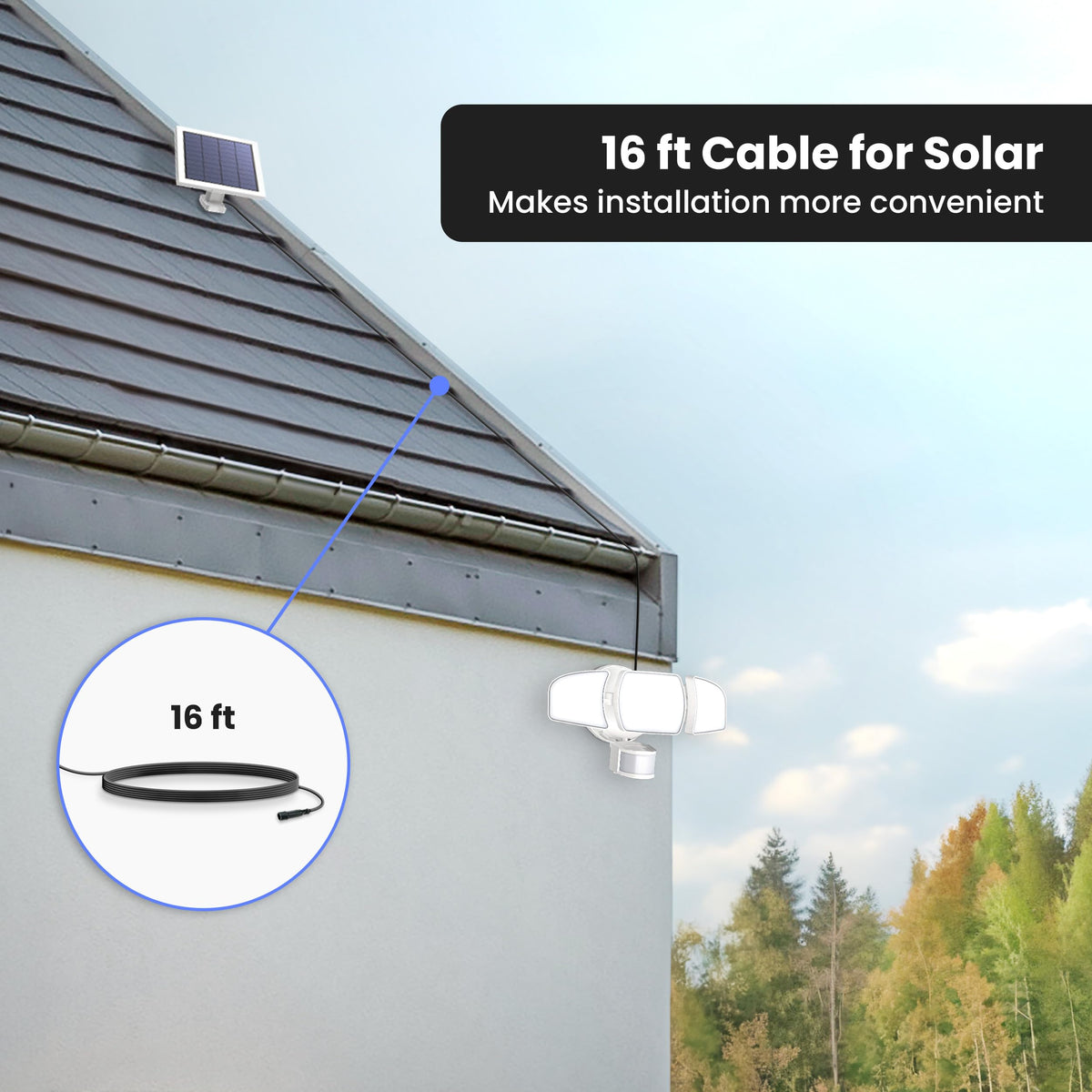 Feit Electric LED Outdoor Security Floodlight, Motion Activated, Daylight (additional view 5)