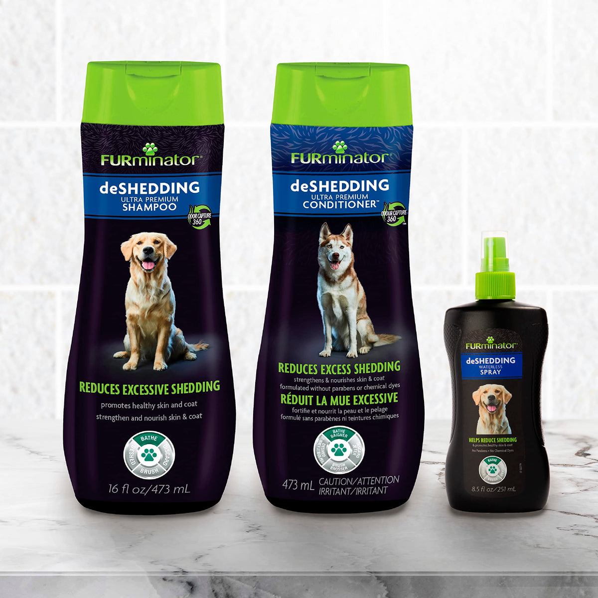 FURminator deShedding Kit, deShedding Shampoo, deShedding Conditioner, deShedding (additional view 4)