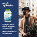 Oracoat XyliMelts for Dry Mouth Night Time or Day - Mild Mint / 100 Count view 8