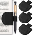 SESENSE Magnetic Bookmarks Pen Holder for Travelers Journal Notebook - Black 3 Pcs / Standard Size