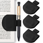 SESENSE Magnetic Bookmarks Pen Holder for Travelers Journal Notebook - Black 3 Pcs / Standard Size
