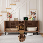 ONBRILL 65 Inches Cat Litter Box Enclosure for 2 Cats