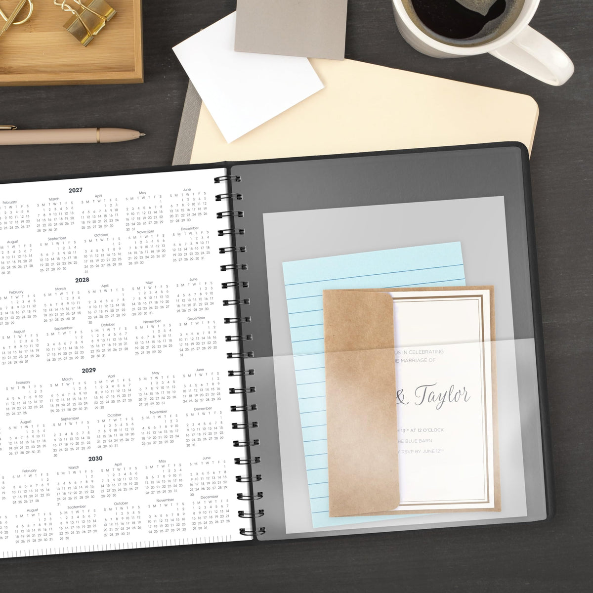 AT-A-GLANCE Appointment Book Planner, Daily Group Planner - Eight Person / 2027 view 3