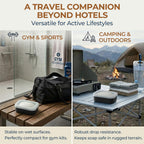 AIMAIAIMAI Travel Soap Case, Compact Silicone Travel Soap