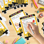 50Pcs Teacher Mail Notes to Parents - Bus view 5