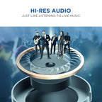 1MORE Triple Driver in-Ear Earphones Hi-Res Headphones with High Resolution, Bass Driven Sound, MEMS Mic, in-Line