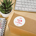 Printable Round Labels, Sure Feed® Technology, 2.5" Diameter, White, Laser - view 2