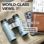 ZOOMR 10x34 Binoculars for Adults, BAK4 Prism