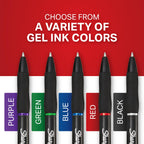 Sharpie S-Gel Pens, Medium Point (0.7mm), Black Gel Ink, 36 Count - Writing, Note-Taking, Office Supplies, No Smear, No (Pack of 36)