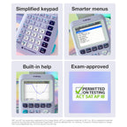 TI-84 Evo Graphing Calculator Texas Instruments, Lavender (84EVO/FC/1L1/A5)