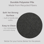 iCustomRug Ribbed Hallway Runner Rug, 3' x