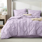 Bedsure Comforter Set & Sheet Set Bedding Set - 13 - Light Purple / Twin view 1