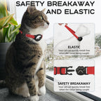 AirTag Cat Collars, Stretchy Collar