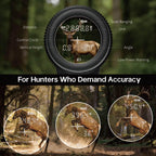 Gravoptics Rangefinder Binoculars for Hunting, 10x42 HD Laser Rangefinding