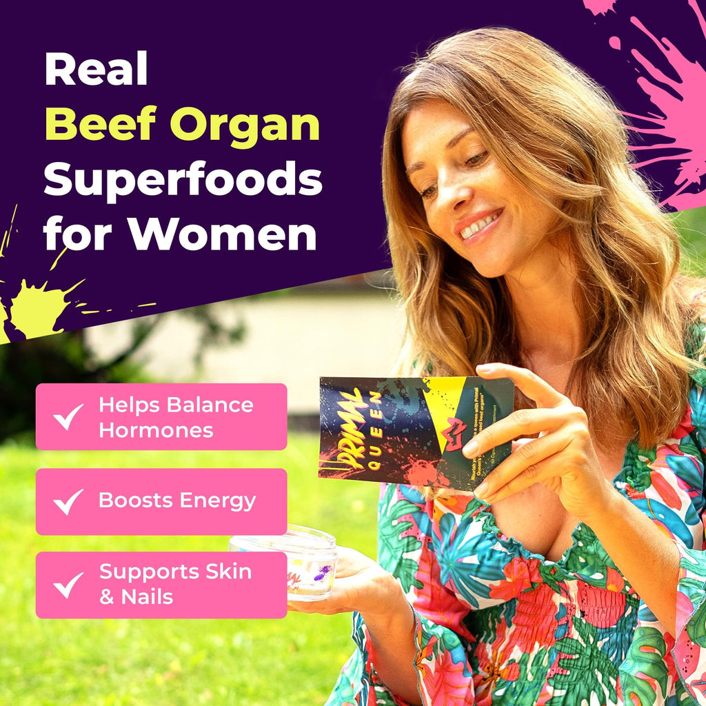 Primal Queen Grass Fed Beef Organ Supplement for Women