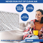 Aerostar Air Filter 16x25x1 MERV 11 AC Filter, HVAC, Furnace Filter, – 6 Pack