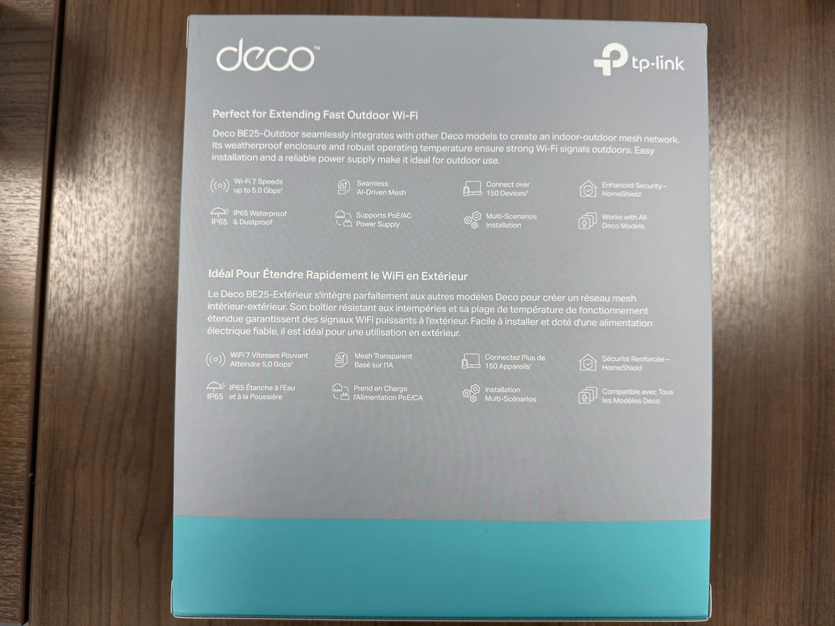 TP-Link Deco Mesh Wi-Fi System - 1 Pack / Wi-Fi 7 Outdoor view 11
