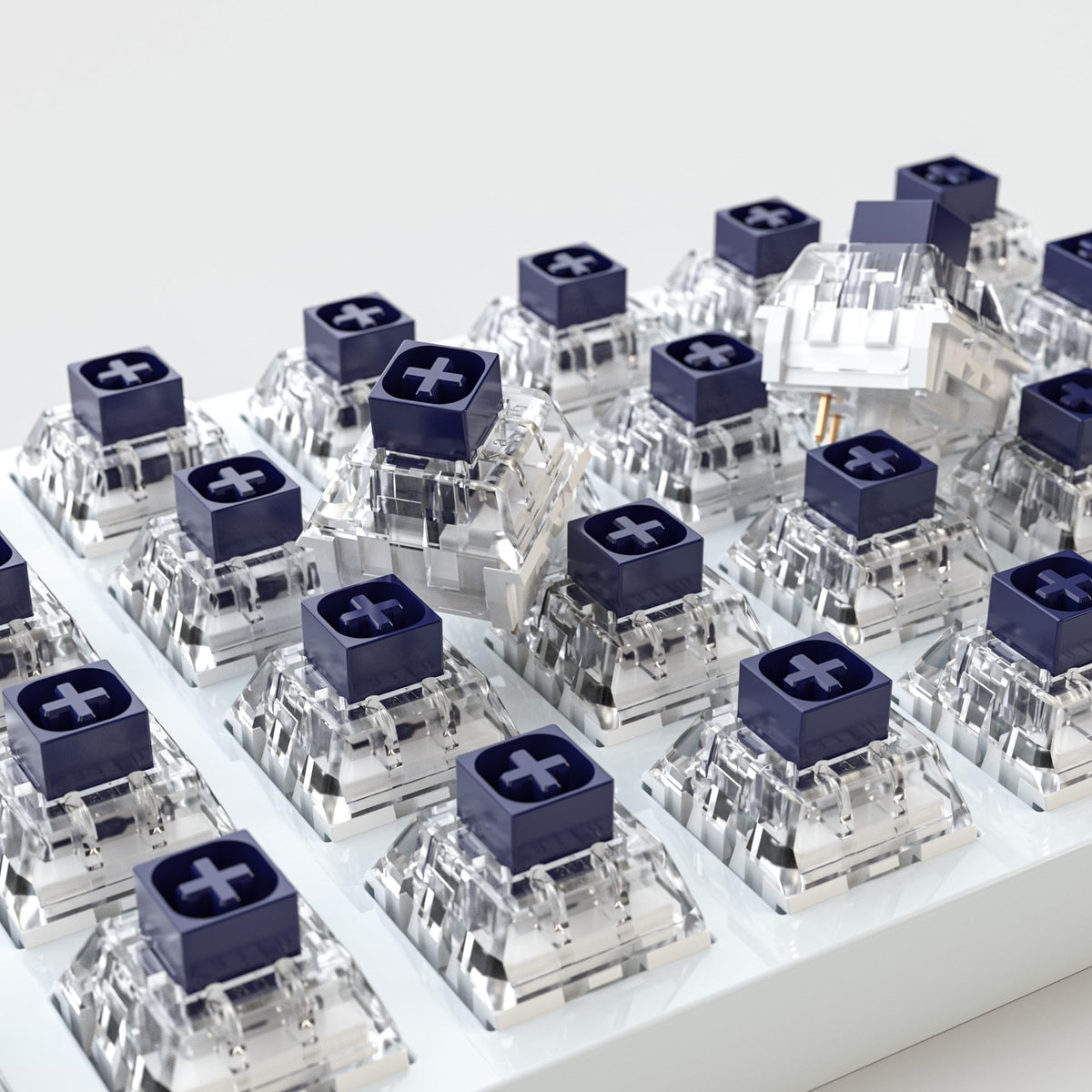 Kailh Box Mechanical Keyboard Switches - Navy / 90pcs view 3