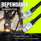 LifeSupplyUSA Outdoor/Indoor Extension Cord Heavy Duty 3 Prong SJTW - 75 FT / 16AWG view 3