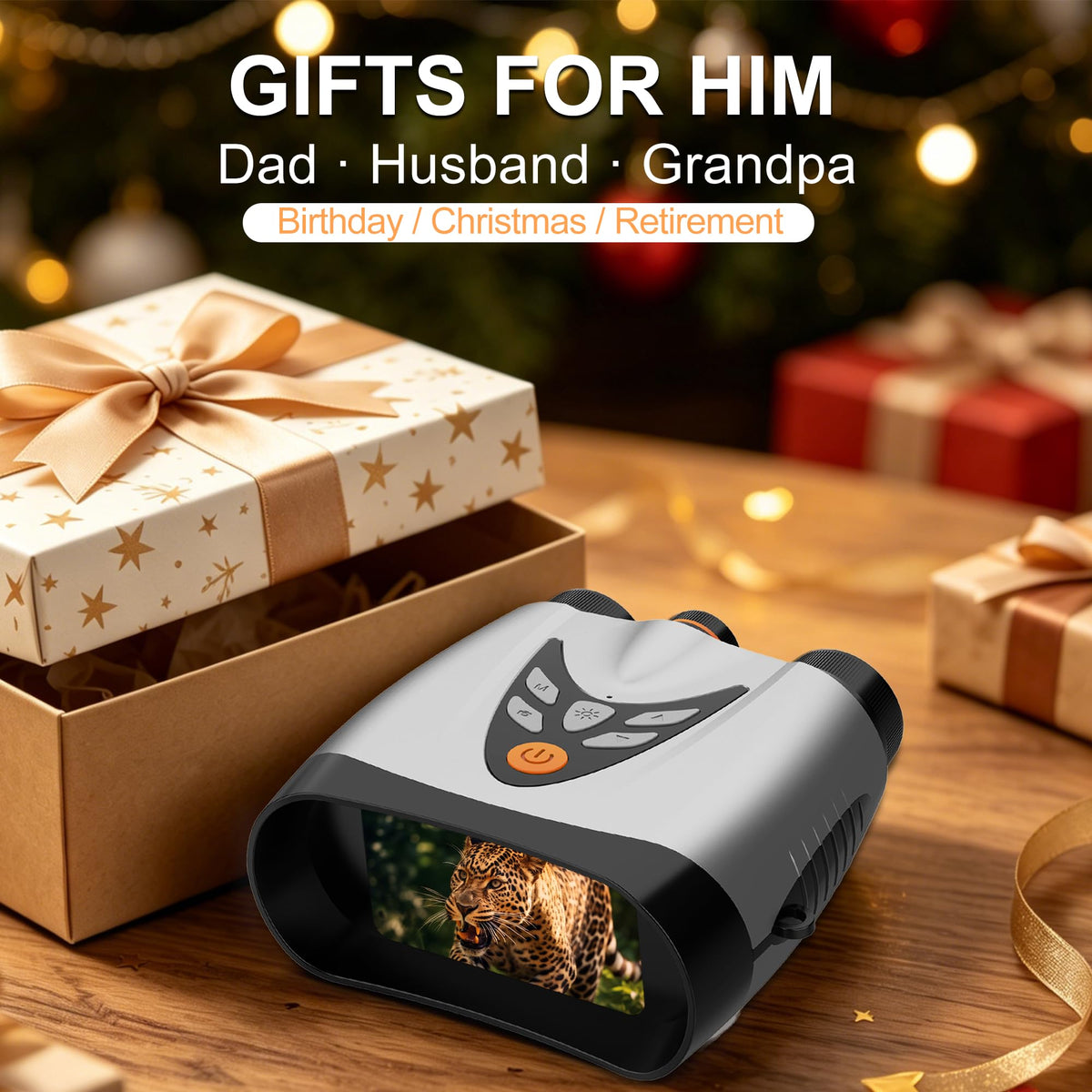 Tizycod Night Vision Goggles Binoculars Gift for Men Dad Husband (additional view 6)
