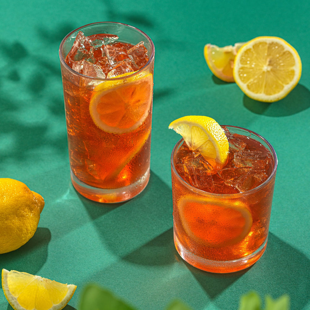 JoyJolt Alain Drinking Glasses Set of 8 Glass Tumblers. Highball 14oz Bar Glasses and (additional view 5)