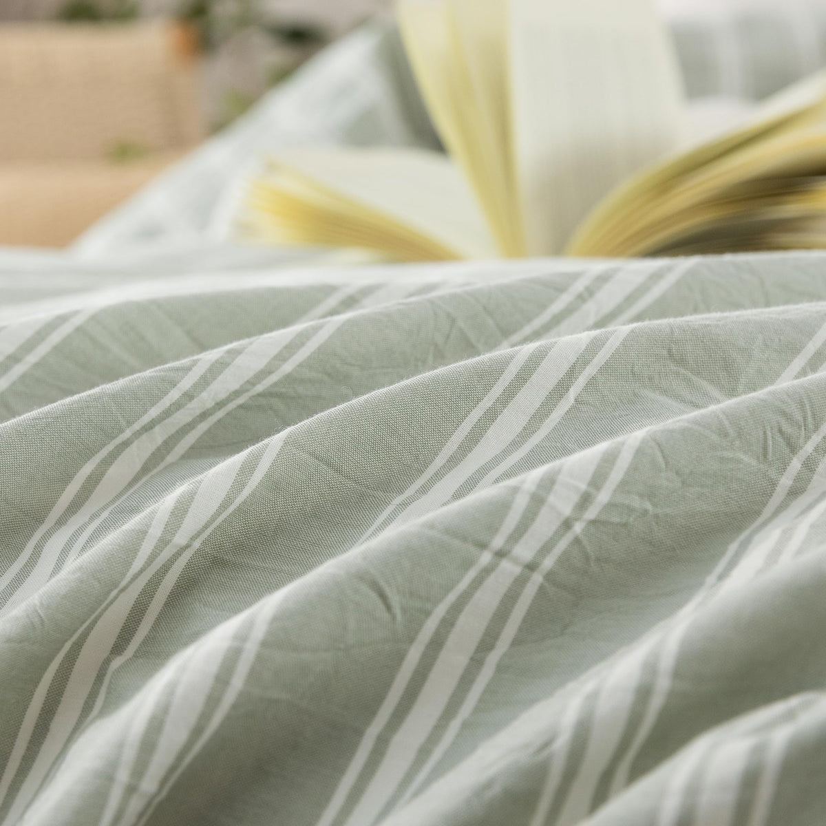 BESTOUCH Cotton Solid Duvet Cover Set - view 7